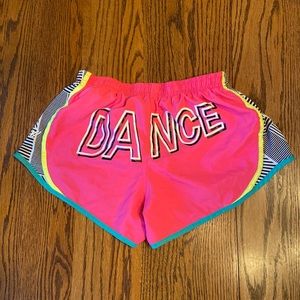 Varsity dance shorts